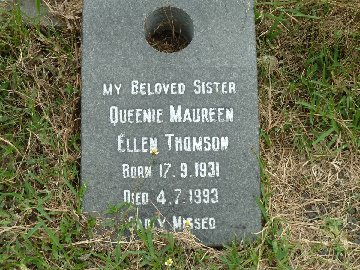 THOMSON Queenie Maureen Ellen 1931-1993