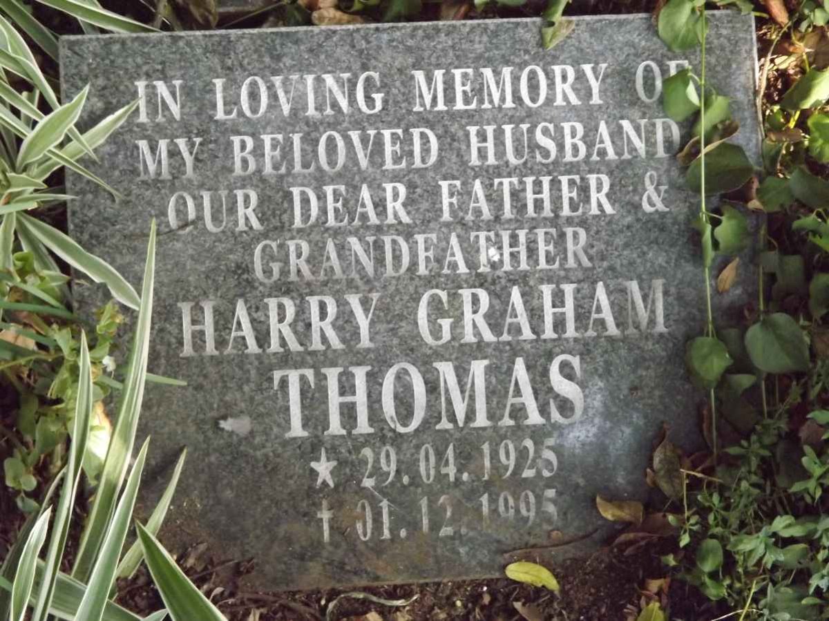 THOMAS Harry Graham 1925-1995