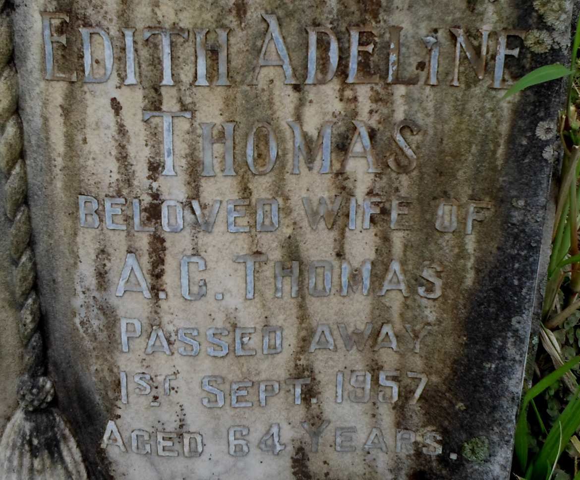 THOMAS Ethel -1949 :: THOMAS Edith Adeline -1957