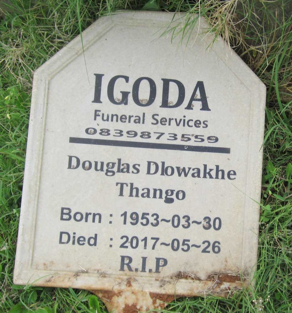 THANGO Douglas Dlowakhe 1953-2017