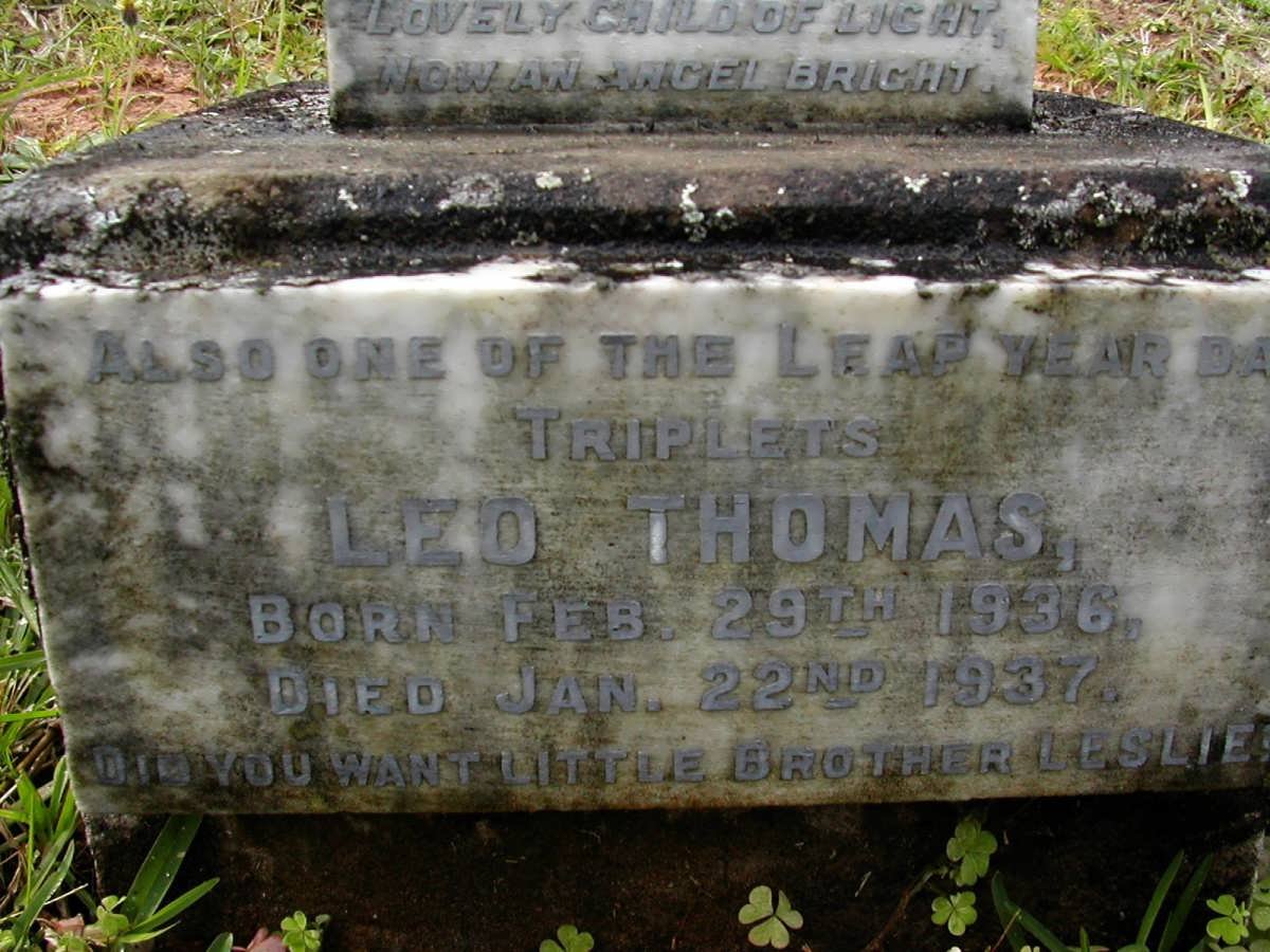 THOMAS Leo 1936-1937