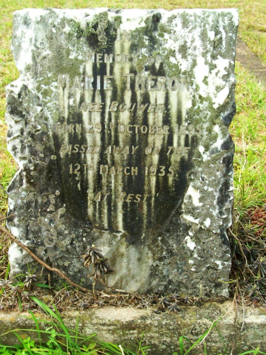THERON Marie nee BOUWER 1895-1935