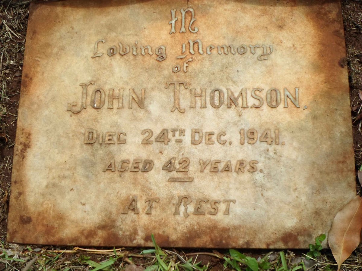 THOMSON John -1941