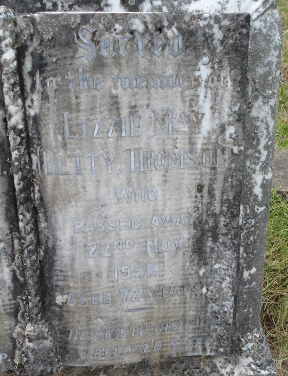 THOMSON Lizzie May -1956