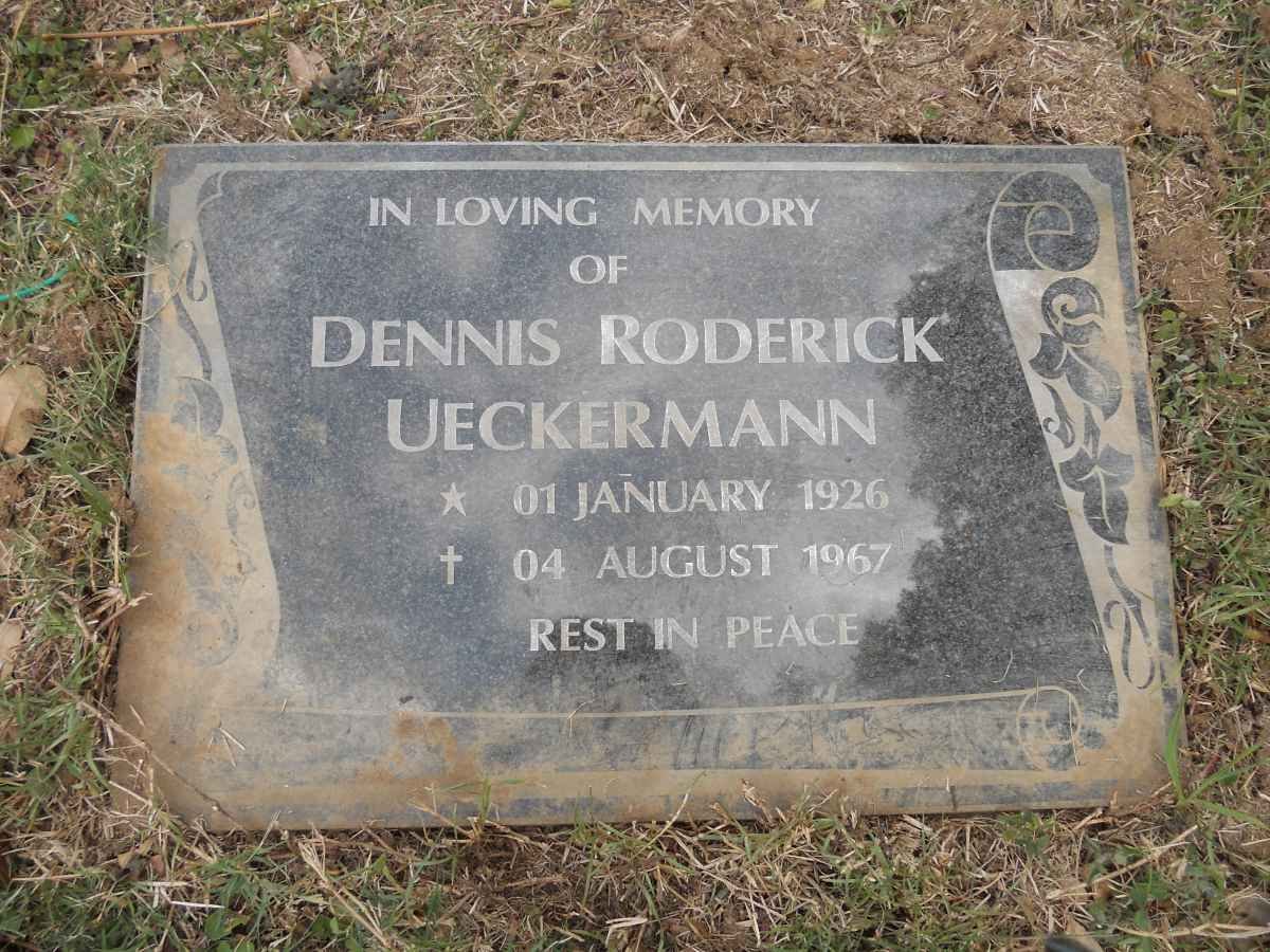 UECKERMANN Dennis Roderick 1926-1967