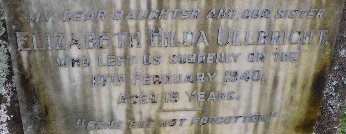 ULLBRICHT Elizabeth Hilda -1940