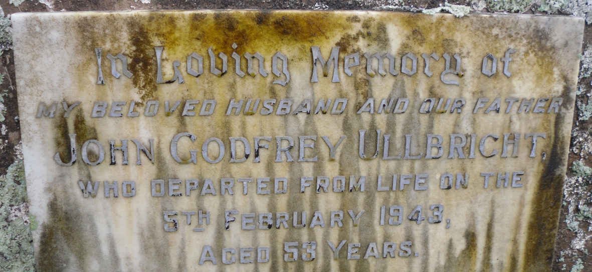 ULLBRICHT John Godfrey -1943