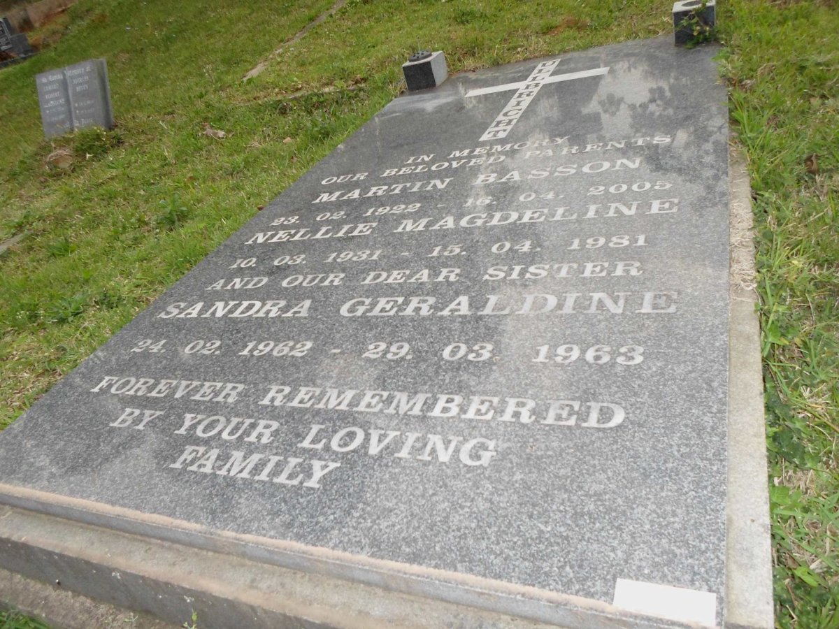 ULLBRICHT Martin Basson 1922-2005 &amp; Nellie Magdeline 1931-1981 :: ULLBRICHT Sandra Geraldine 1962-1963
