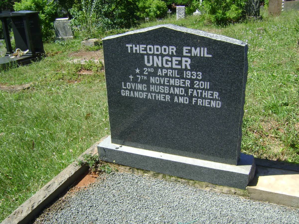 UNGER Theodor Emil 1933-2011