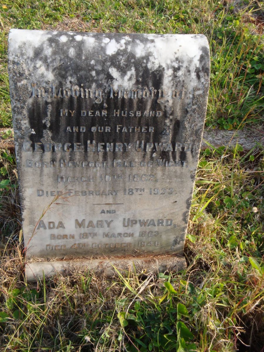 UPWARD George Henry 1862-1933 &amp; Ada Mary 1862-1940