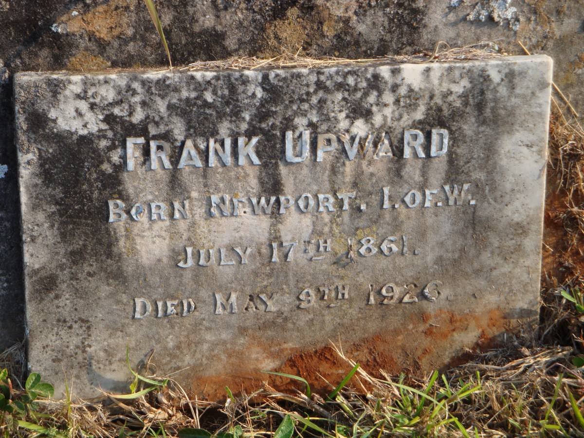 UPWARD Frank 1861-1926
