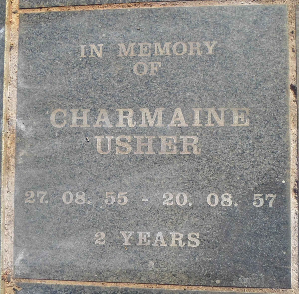 USHER Charmaine 1955-1957