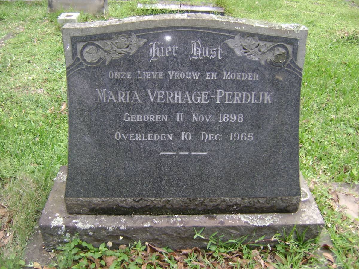 VERHAGE Maria nee PERDIJK 1898-1965
