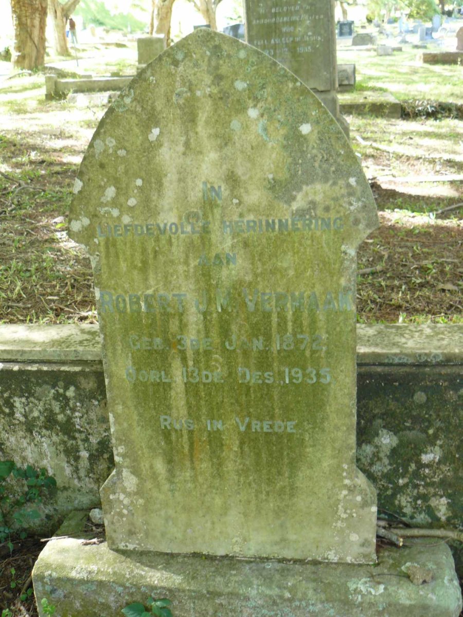 VERMAAK Robert J.M. 1872-1935