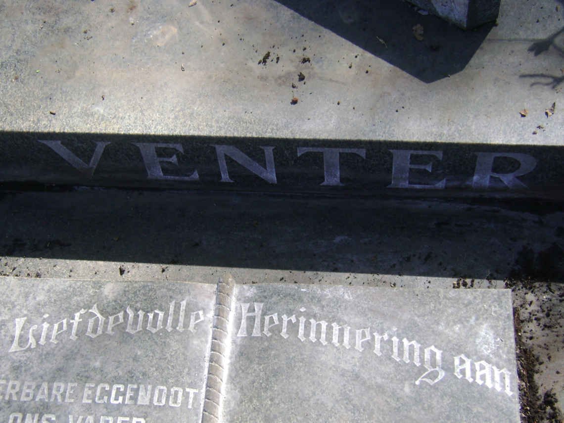 VENTER Petrus Albertus 1914-1977
