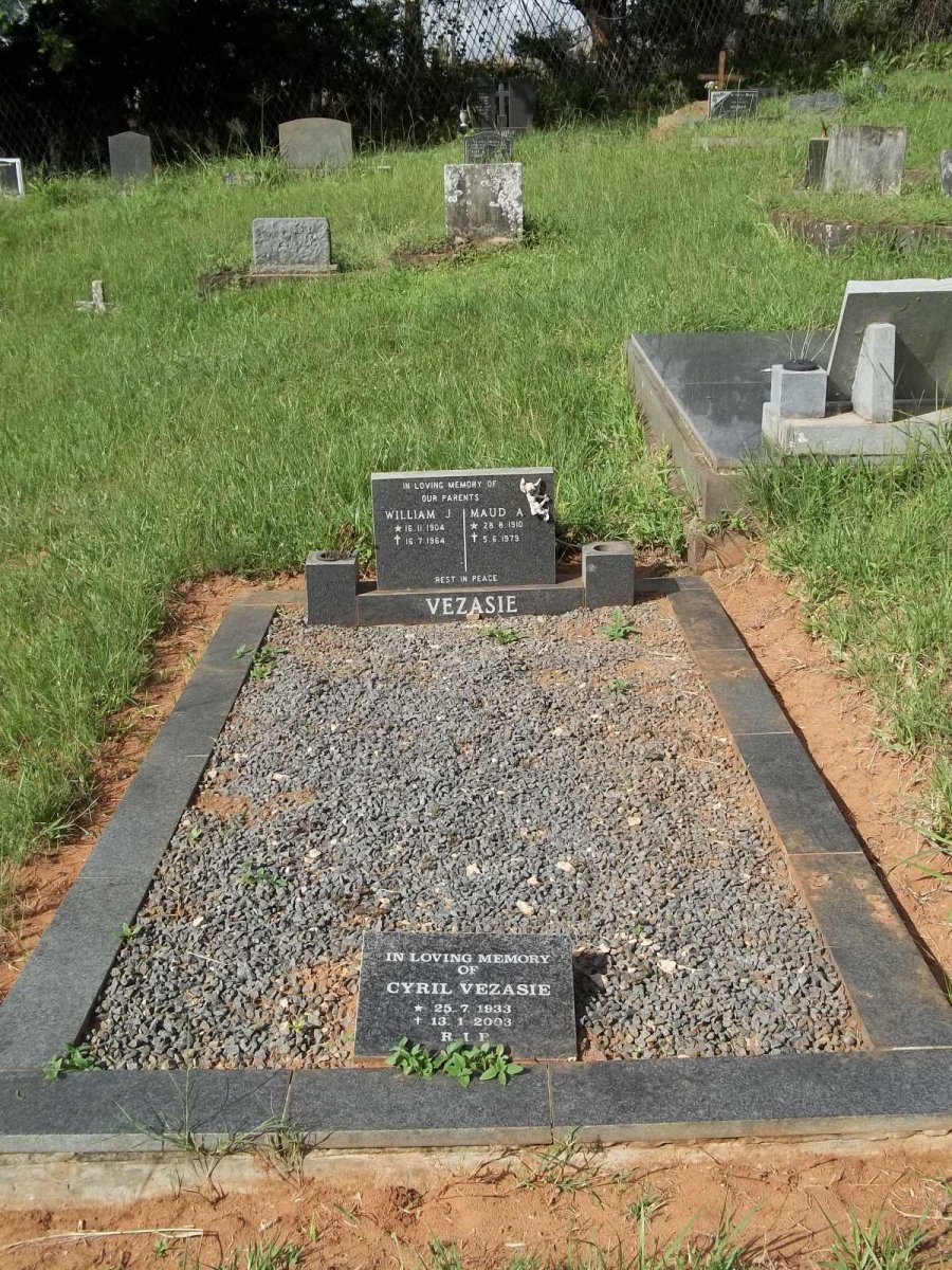 VEZASIE William J. 1904-1964 &amp; Maud A. 1910-1979 :: VEZASIE Cyril 1933-2003