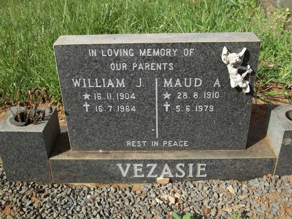 VEZASIE William J. 1904-1964 &amp; Maud A. 1910-1979 :: VEZASIE Cyril 1933-2003