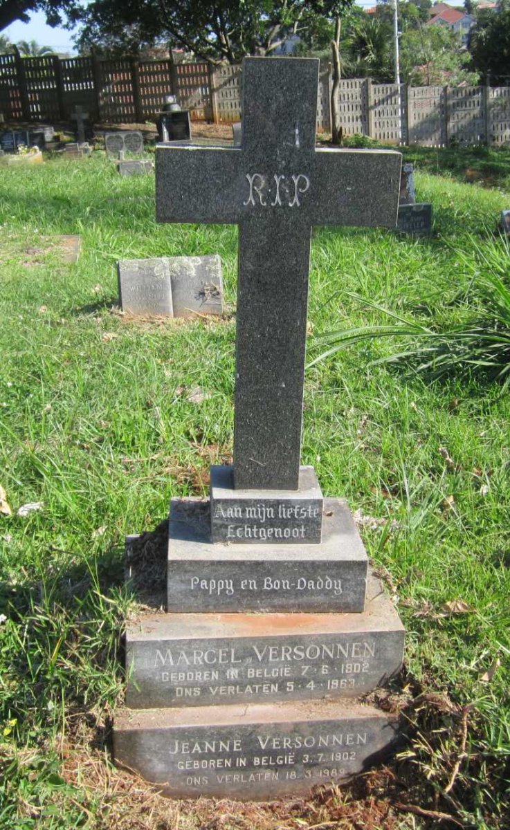 VERSONNEN Marcel 1902-1963 &amp; Jeanne 1902-1989