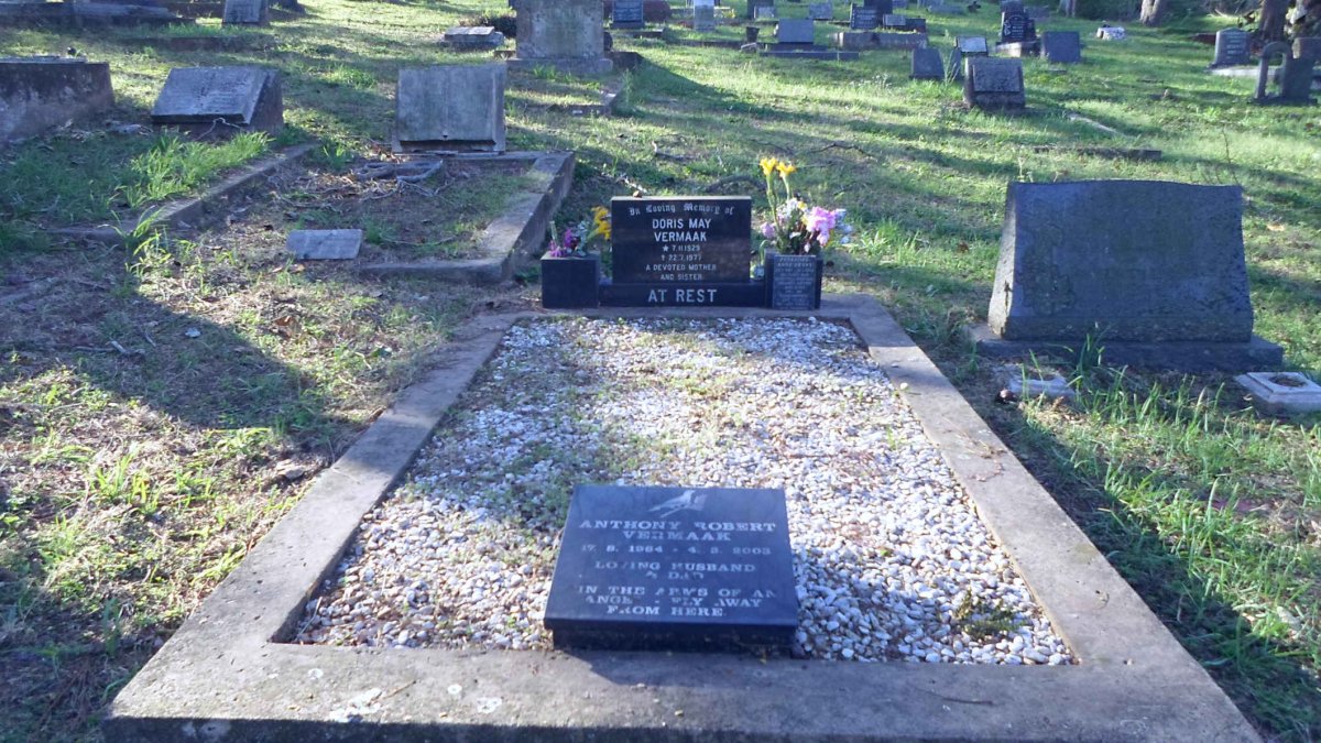 VERMAAK Anthony Robert 1964-2003 &amp; Doris May 1929-1977 :: PENNY Penelope Anne 1951-2014