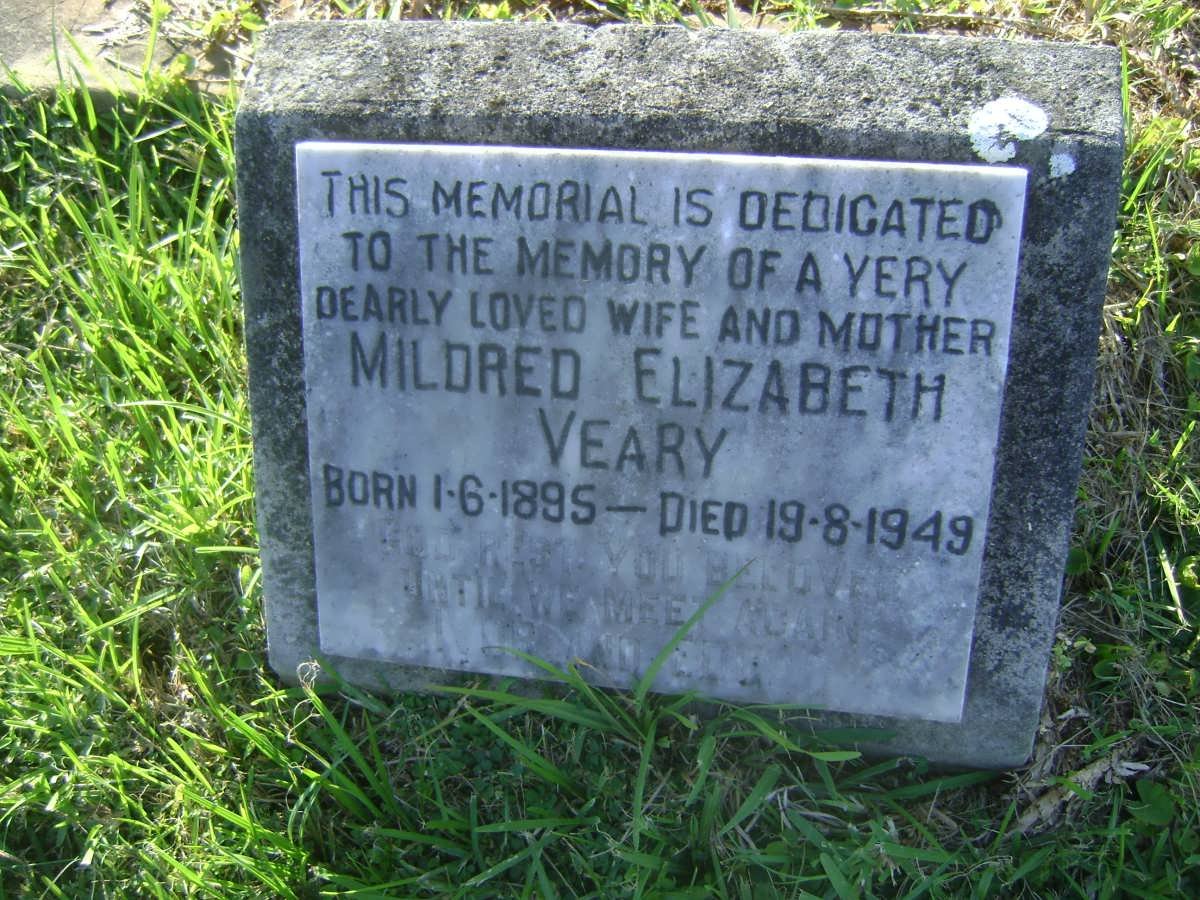 VEARY Mildred Elizabeth 1895-1949