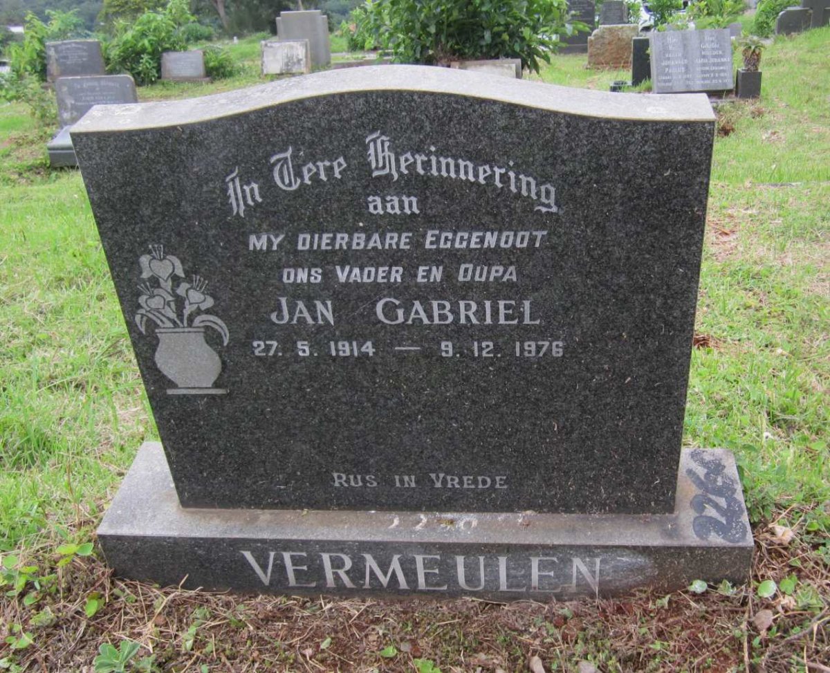 VERMEULEN Jan Gabriel 1914-1976