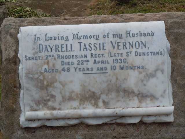VERNON Dayrell Tassie -1936
