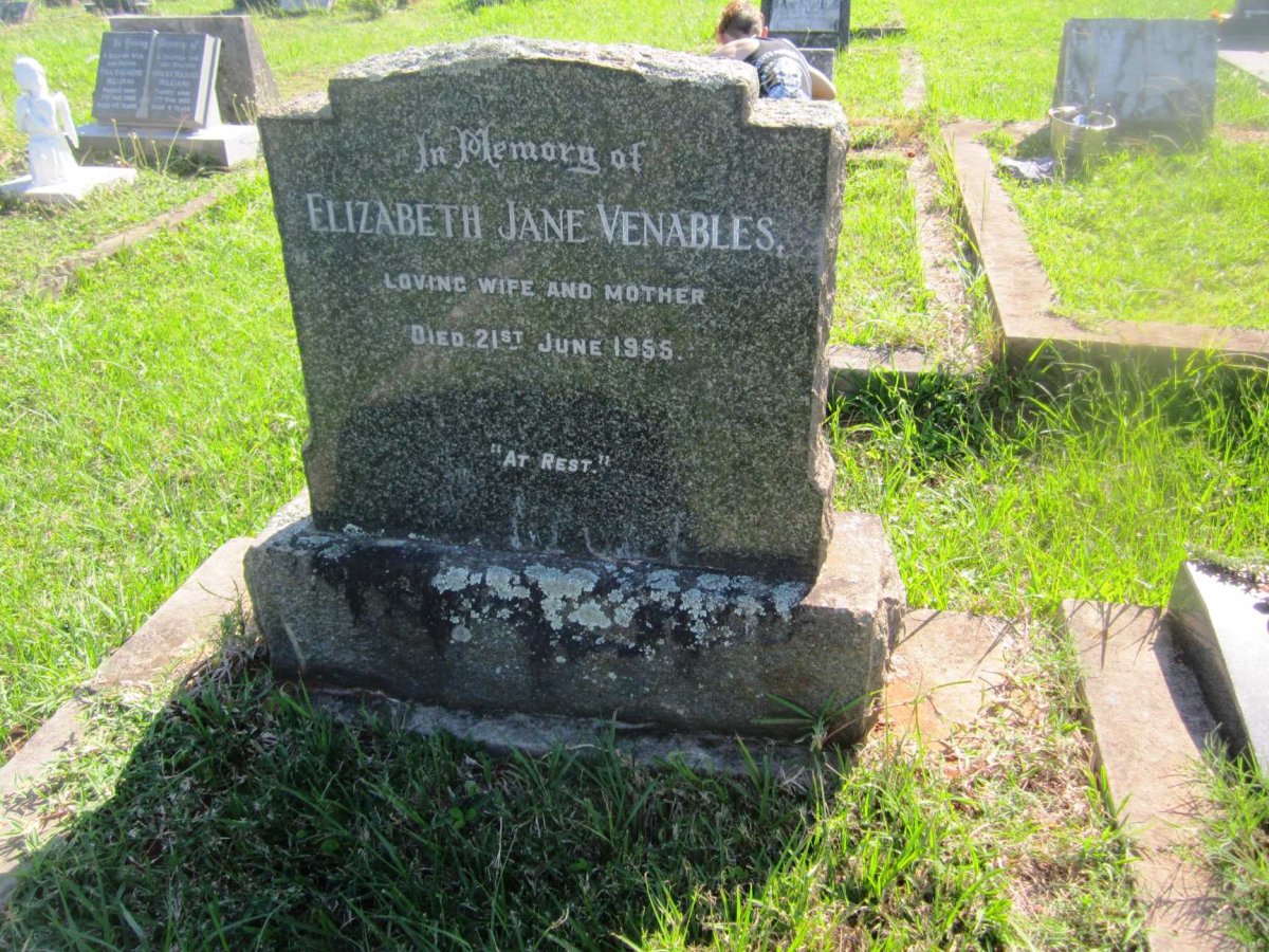 VENABLES Elizabeth Jane -1955