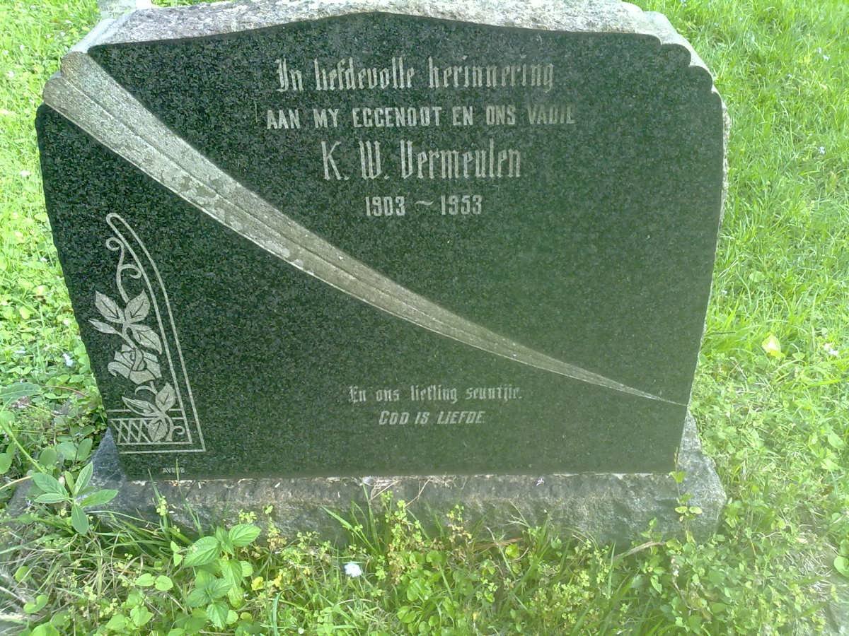 VERMEULEN Karel Wynand 1903-1953 :: VERMEULEN Karel Wynand 1952-1952