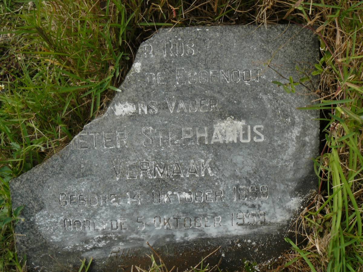 VERMAAK Pieter Stephanus -1899-1959