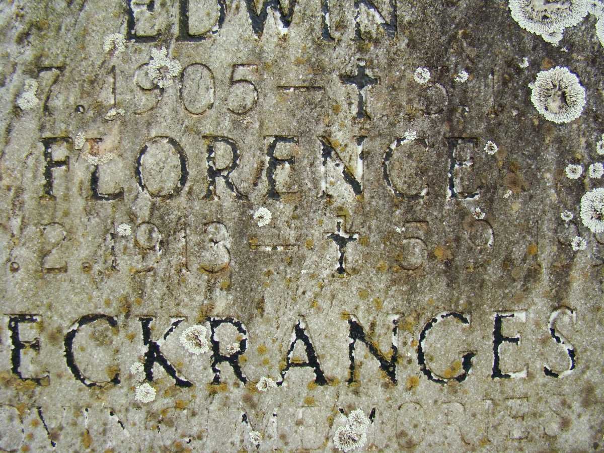 VECKRANGES Edwin 1905-1959  &amp; Florence 1913 -1997