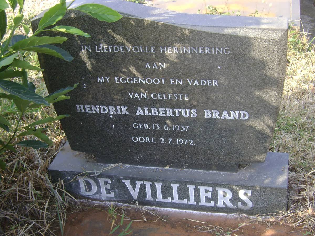 VILLIERS Hendrik Albertus Brand, de 1937-1972