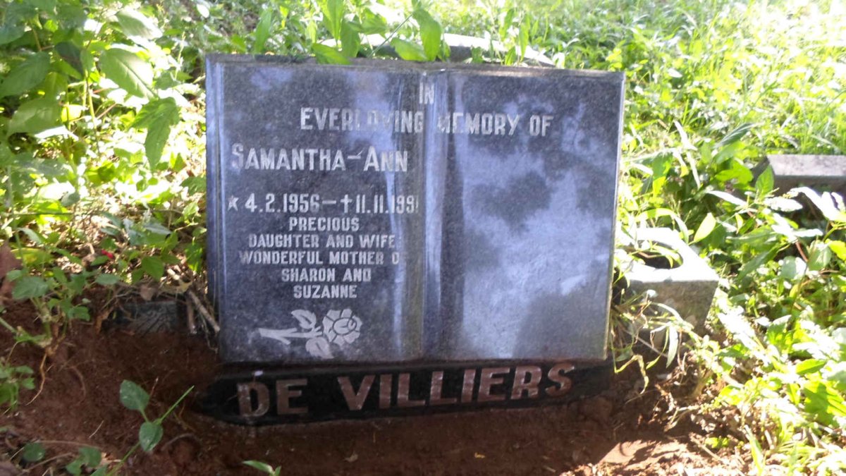VILLIERS Samantha-Ann, de 1956-1991