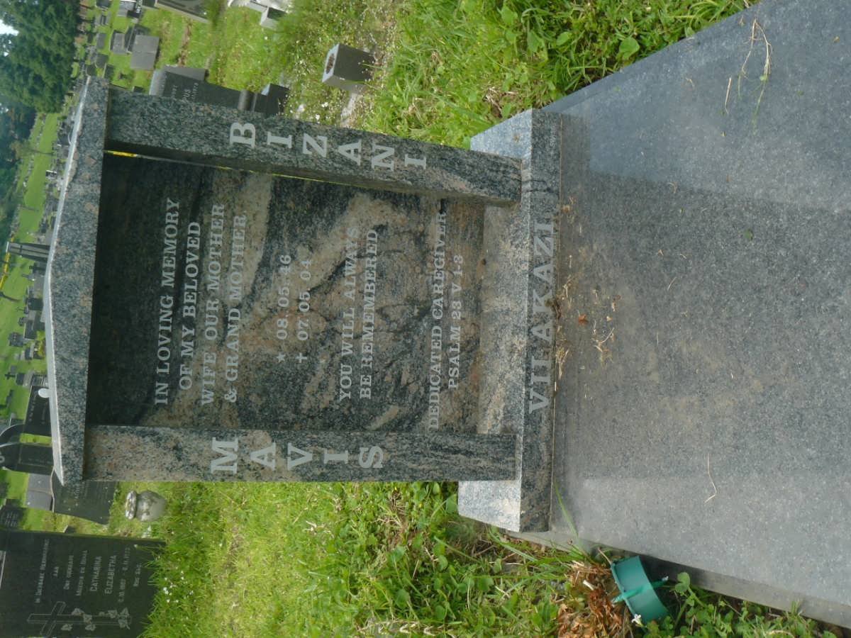 VILAKAZI Mavis Bizani 1946-2004