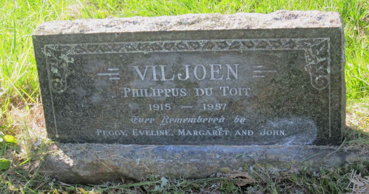 VILJOEN Philippus du Toit 1915-1957