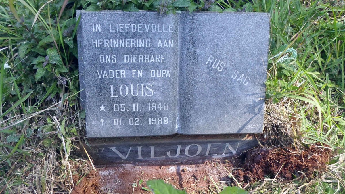 VILJOEN Louis 1940-1988