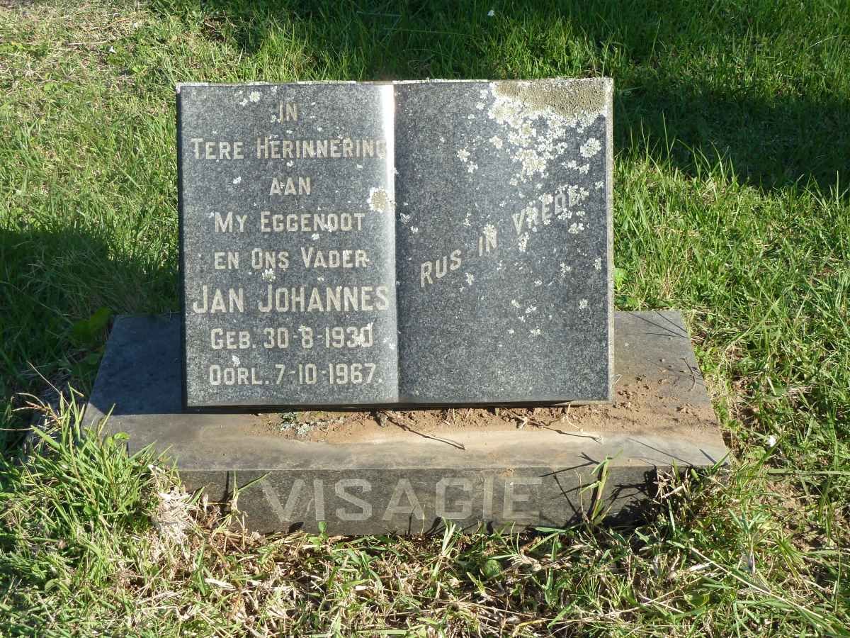 VISAGIE Jan Johannes 1930-1967