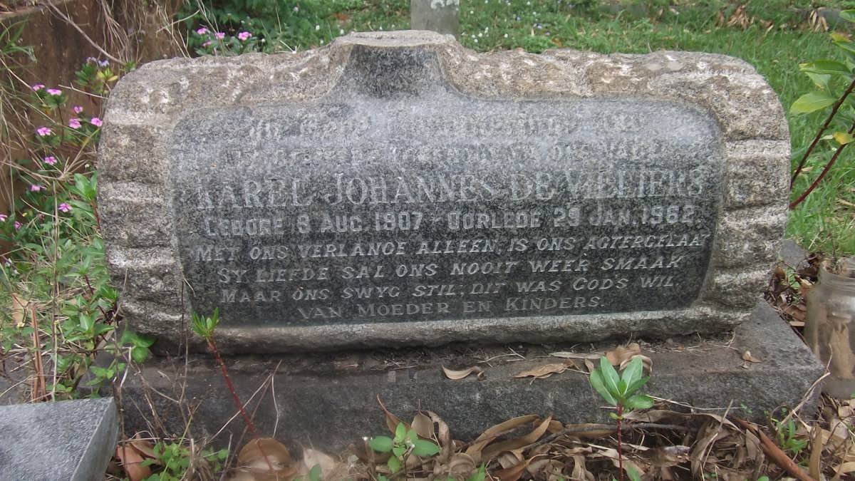 VILLIERS Karel Johannes, de 1907-1962