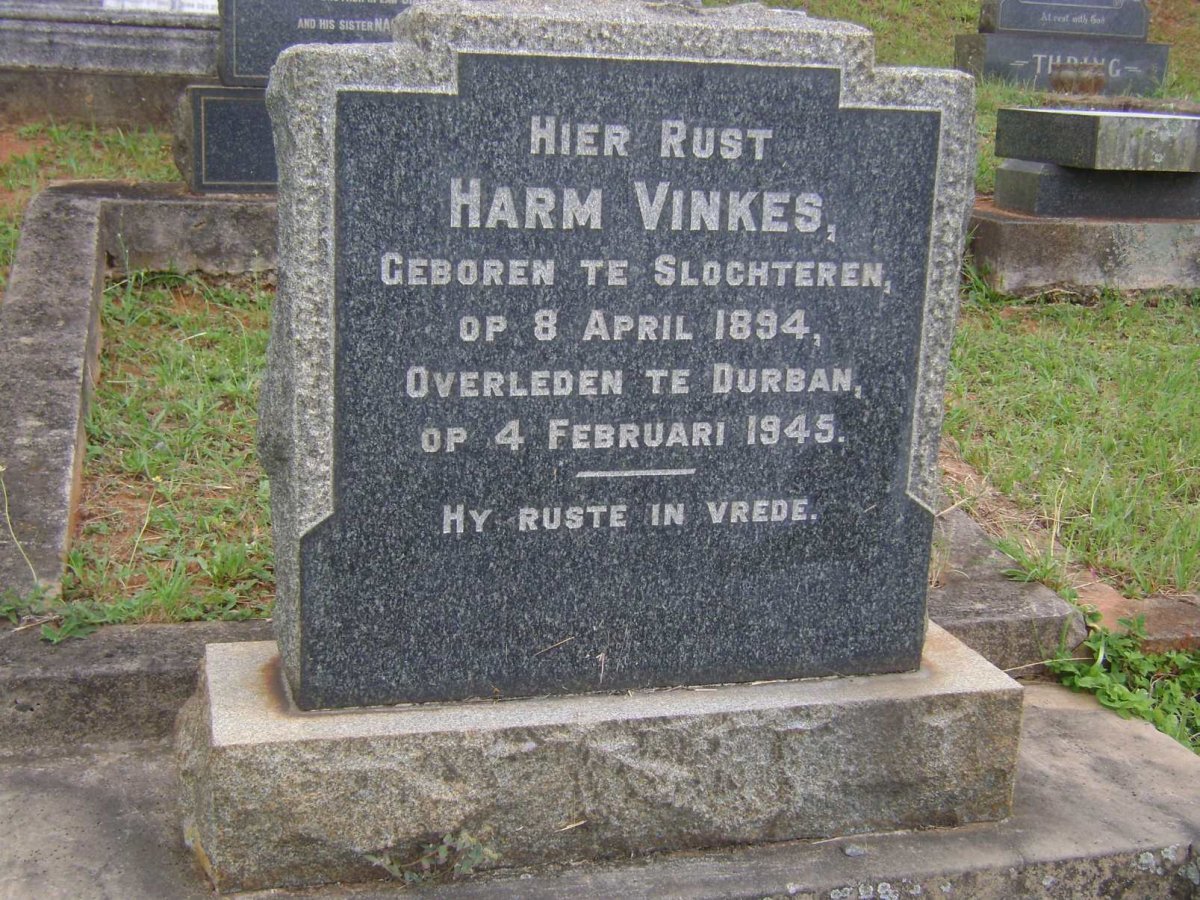 VINKES Harm 1894-1945