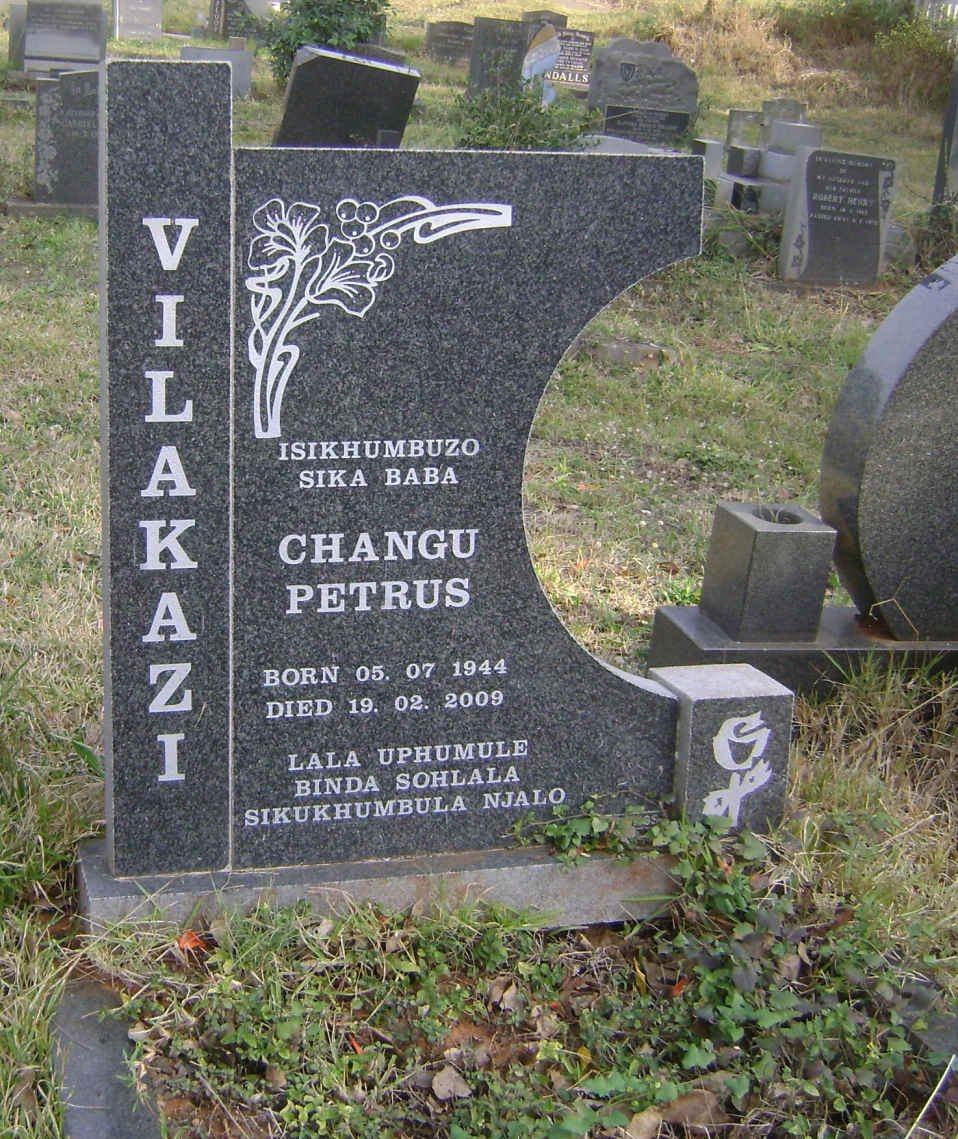 VILAKAZI Changu Petrus 1944-2009