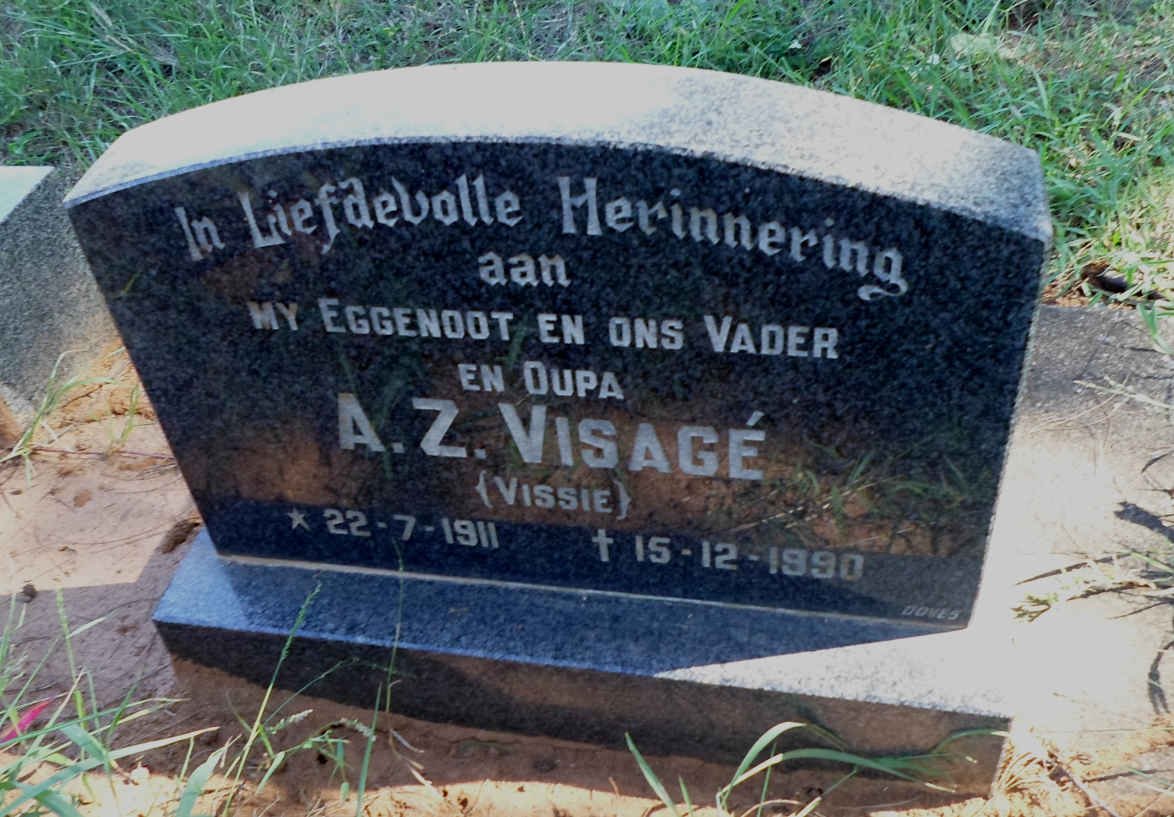 VISAGE A.Z. 1911-1990