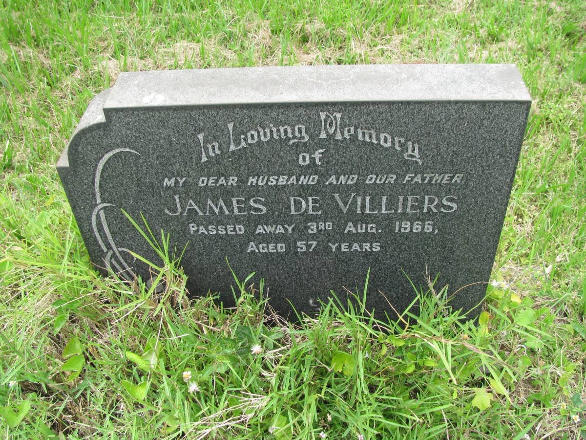 VILLIERS James, de -1966