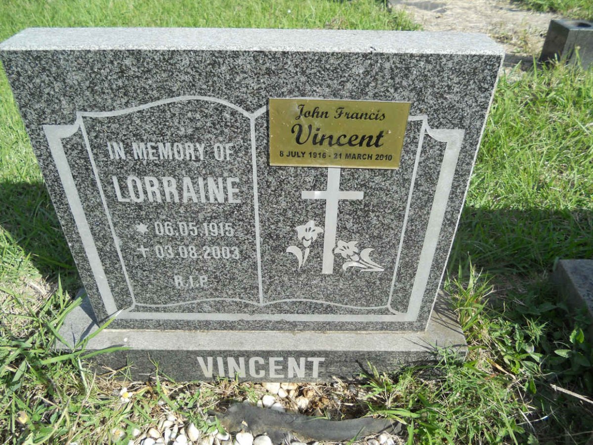 VINCENT Lorraine 1915-2003