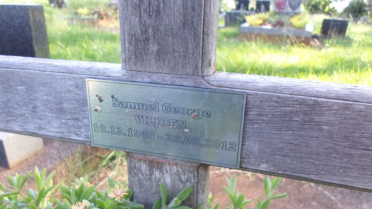 VILJOEN Samuel George 1943-2012
