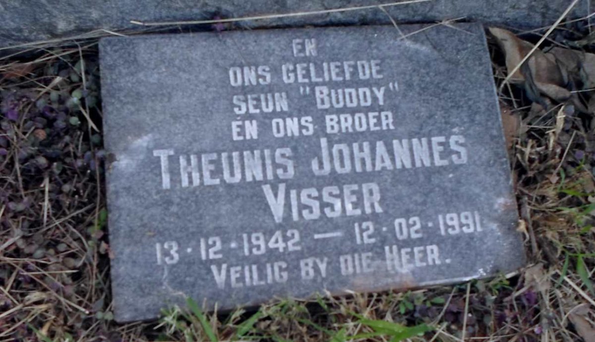 VISSER  Theunis Johannes 1942-1991