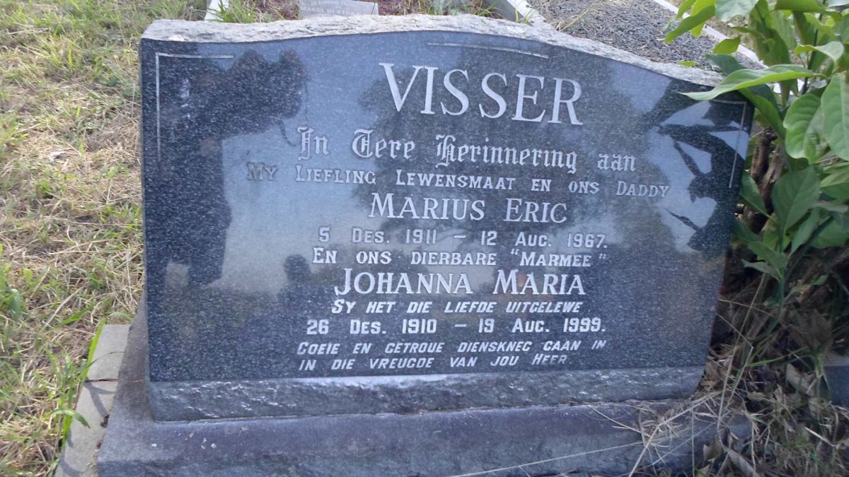 VISSER Marius Eric 1911-1967 &amp; Johanna Maria 1910-1999