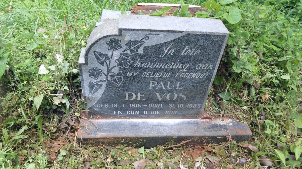 VOS Paul, de 1915-1985