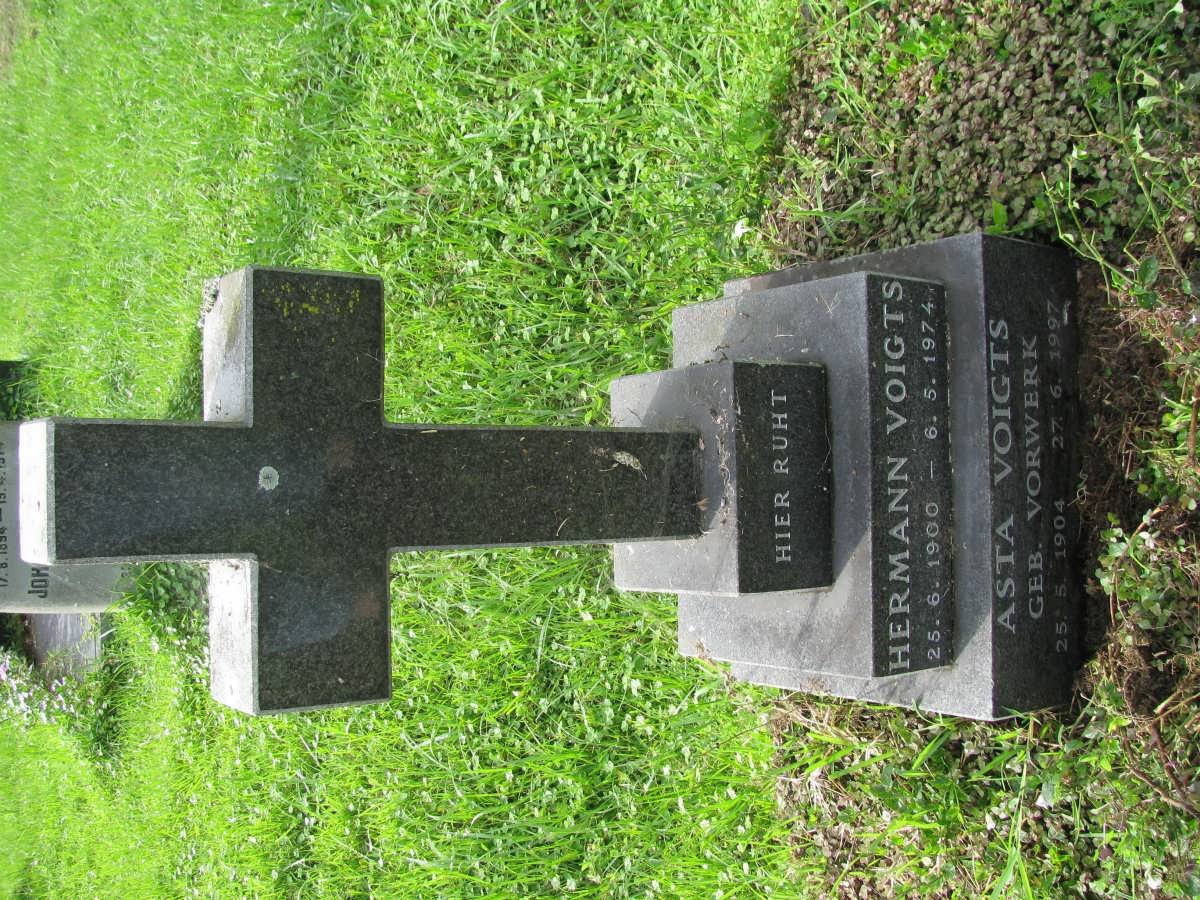 VOIGTS Hermann 1900-1974 &amp; Asta VORWERK 1904-1997