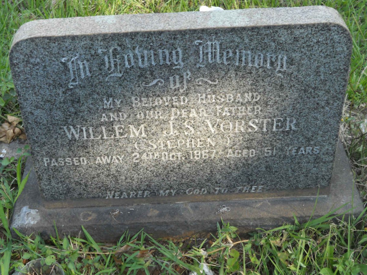 VORSTER Willem J.S. -1967