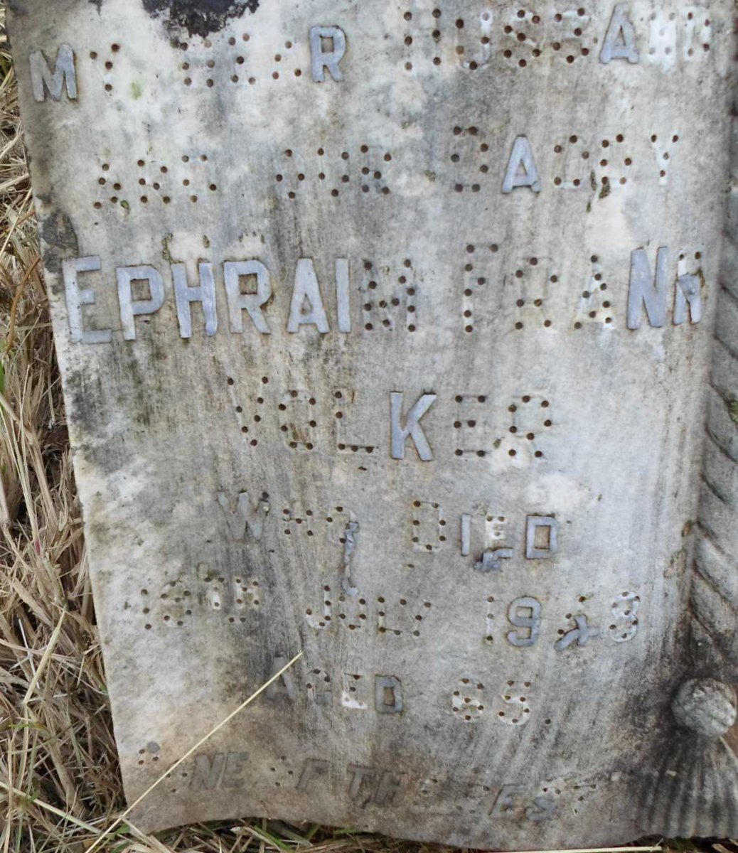 VOLKER Ephraim Frank -1948