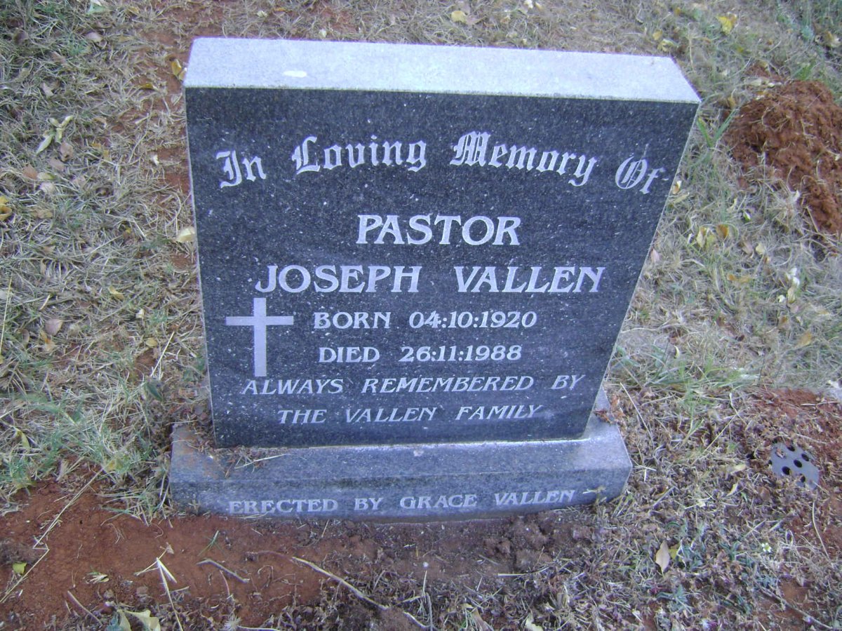 VALLEN Joseph 1920-1988